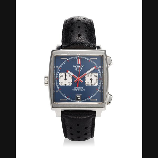 TAG HEUER, REF. CAW211A.EB0026, MONACO STEVE MCQUEEN 40th ANNIVERSARY, A STEEL DESTRO LIMITED EDITION CHRONOGRAPH WRISTWATCH WITH DATE, NUMBERED 762 OUT OF 1000 EXAMPLES