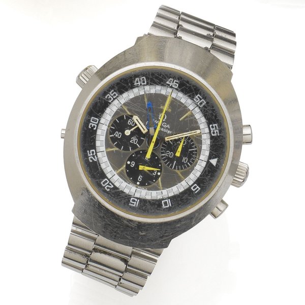 Omega. A stainless steel manual wind chronograph bracelet watch (AF) Flightmaster, Ref:145.036, Movement No.39930143, Circa 1975