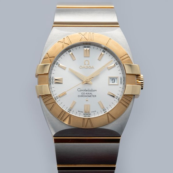 Omega Omega Constellation Co-Axial Chronometer 1203.30.00 Two Tone Khanjar Logo for Sultanate of Oman, Price & Market Data