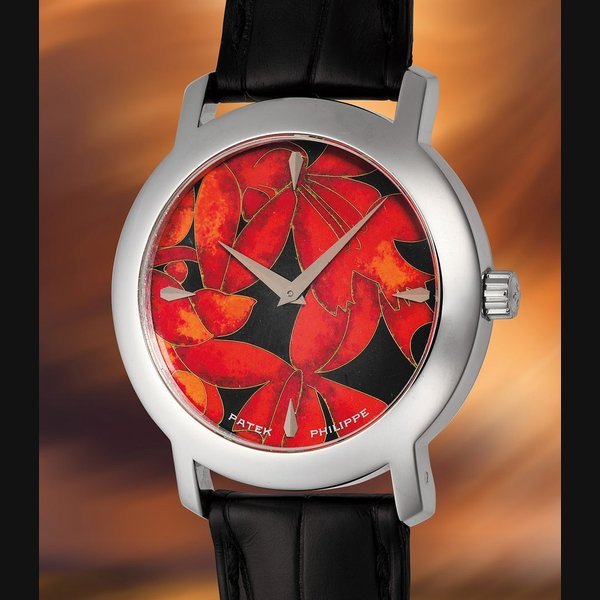 Patek Philippe Patek Philippe Ref. 5075G-012 Calatrava Rare Handcrafts “Red Flower” · 5075G-012