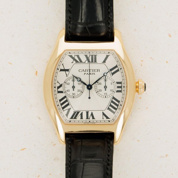 Cartier Cartier Tortue Monopoussir Chronograph CPCP 2781 18k YG