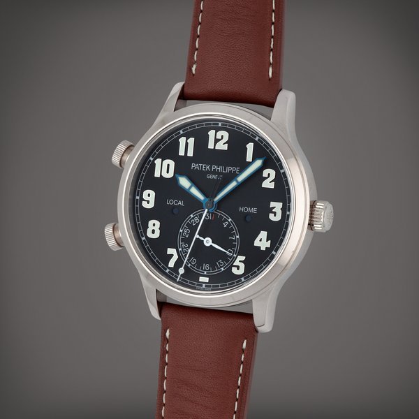Patek Philippe Calatrava Pilot Travel Time, Reference 5524G-001 | A white gold dual time zone wristwatch with date and dual day/night indication | Circa 2019 · 5524G-001