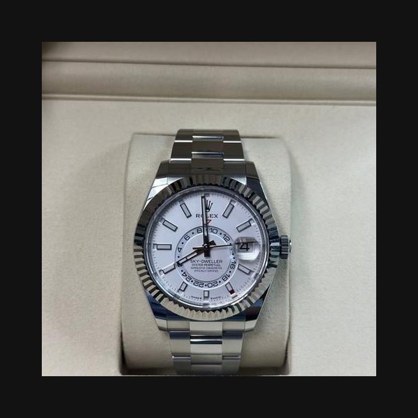 Rolex Sky-Dweller336934 SkyDweller White Index Dial on Oyster 2025