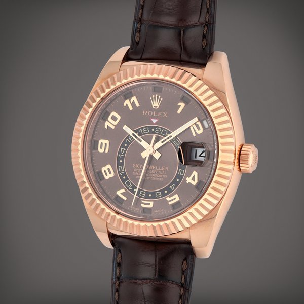 Rolex Sky-Dweller, Reference 326135 | A pink gold dual time zone annual calendar wristwatch | Circa 2015 · 326135