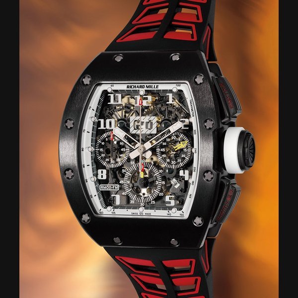 Richard Mille Richard Mille Ref. RM011 AJ Ti RM011 Felipe Massa Americas “White” · RM011