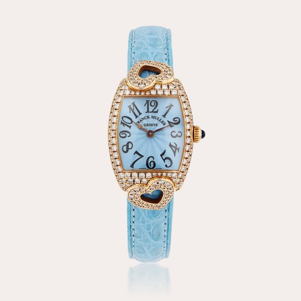 Franck Muller Coeur, reference 2250 QZ HJ    Montre bracelet en or jaune sertie de diamants |  Yellow gold and diamond-set wristwatch    Vers 2005 |  Circa 2005