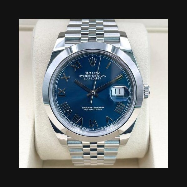 Rolex Rolex Datejust41 bright blue 126300 2026/08