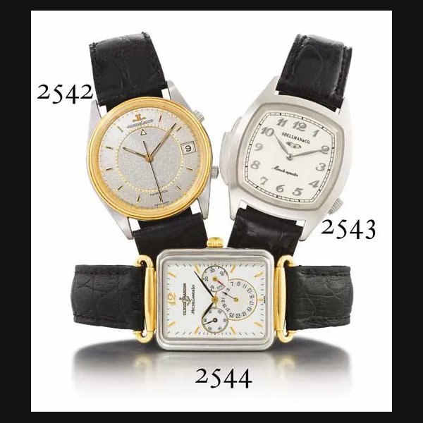 Ulysse Nardin ULYSSE NARDIN. A STAINLESS STEEL AND GOLD RECTANGULAR AUTOMATIC WRISTWATCH WITH DATE AND POWER RESERVE · 174-44