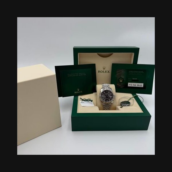 Rolex Datejust41 2022 - Rhodium - Full Set Ref. 126334