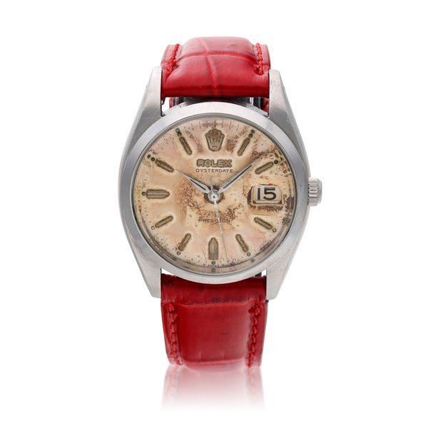 Rolex Reference 6494 Oysterdate Precision | A stainless steel wristwatch with date, Circa 1955 · 6494