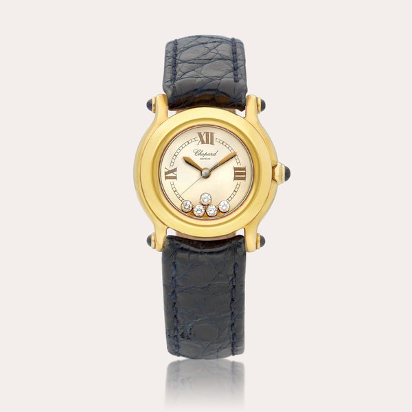 Chopard Happy Sport, Reference 27/6149-23 | A yellow gold and diamond-set wristwatch, Circa 1993 | 蕭邦 | Happy Sport 型號27/6149-23 | 黃金鑲鑽石腕錶， 約1993年製 · 27/6149-23