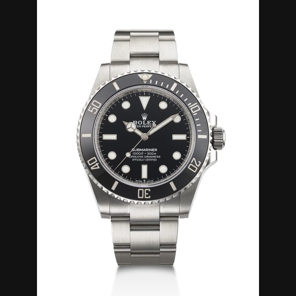 ROLEX, STAINLESS STEEL 'SUBMARINER', REF. 124060 SERIAL NO. 5SG87114