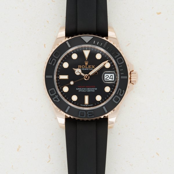 Rolex Rolex Rose Gold Oysterflex Yachtmaster 268655 · 268255