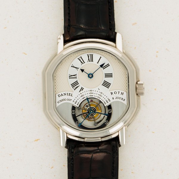 Daniel Roth Daniel Roth Tourbillon 8 Days Power Reserve 197.X.60.161.CN.BA 18k WG with Guarantee