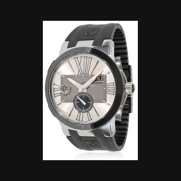 Ulysse Nardin Executive Dual Time T-243-00 Men's Watch in Stainless Steel/Ceram