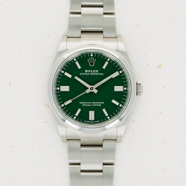 Rolex Rolex Oyster Perpetual 126000 Green Dial · 126000