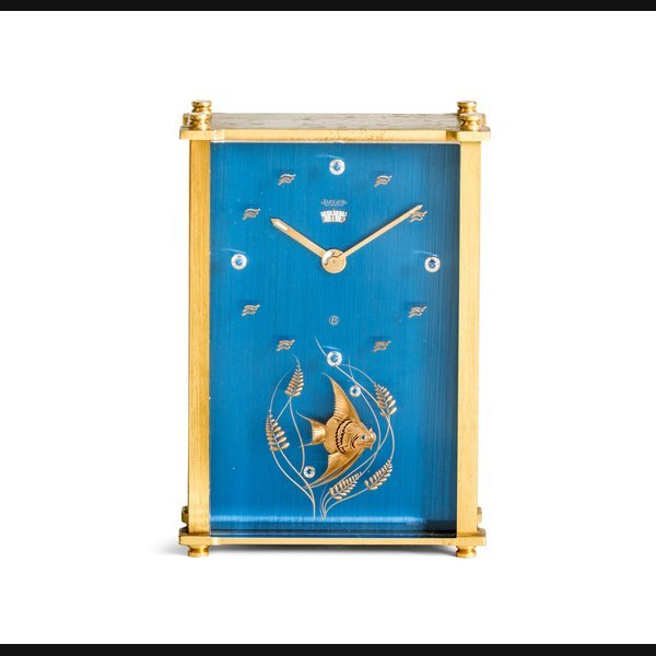 Jaeger-LeCoultre Jaeger-LeCoultre. A brass musical alarm clock with 8 day power reserve Recital, Ref:2173, Circa 1960 · 2173