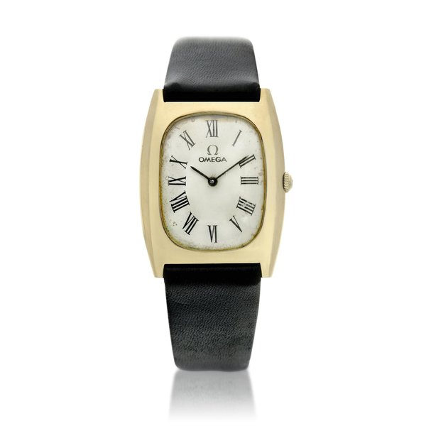 Omega Reference D6788  A yellow gold wristwatch, Circa 1970