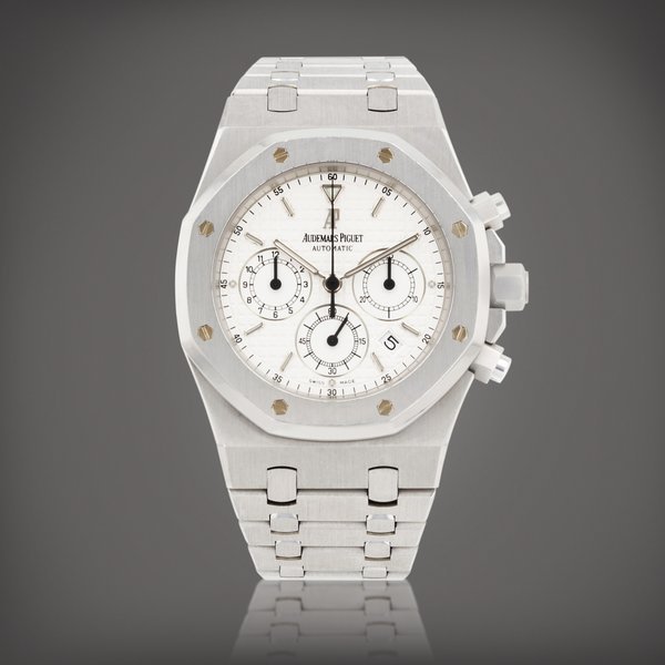 Audemars Piguet 'Kasparov' Royal Oak, reference 25860ST.OO.1110ST.05 Montre bracelet en acier avec chronographe et date | Stainless steel chronograph wristwatch with date and bracelet Vers 2005 | Circa 2005 · 25860ST.OO.1110ST.05