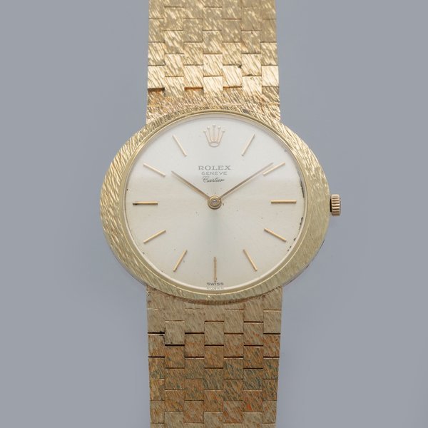 Rolex Rolex Geneve 606 Pre-Cellini 14k YG Retailed by Cartier