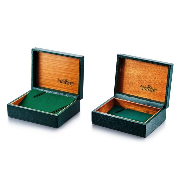 Rolex A set of two presentation boxes, Circa 1970 | 勞力士 一套兩件盒子，約1970年製