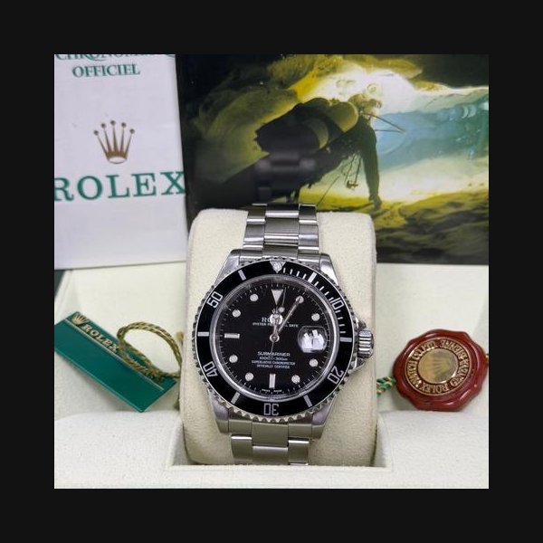 Rolex Rolex Submariner Date2001 Complete Set SUBMARINER 40mm Reference 16610 STAINLESS