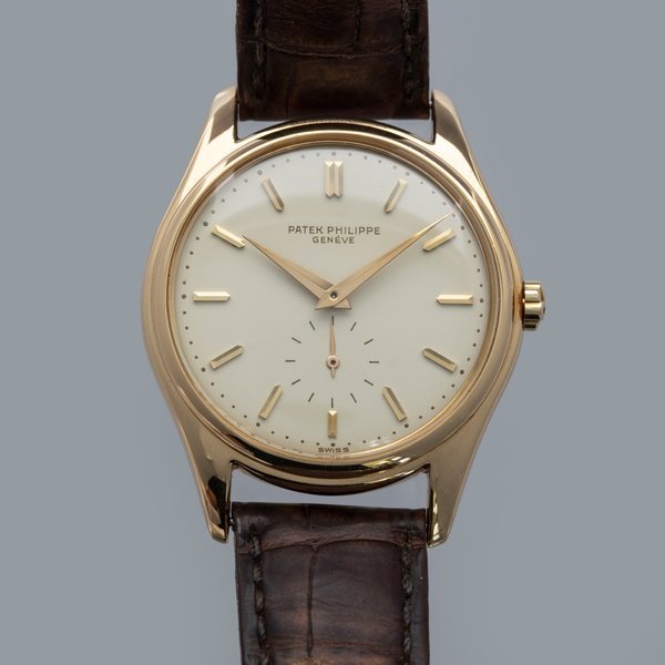 Patek Philippe Patek Philippe Calatrava 2526J Enamel Dial 18k YG with Extract of the Archives