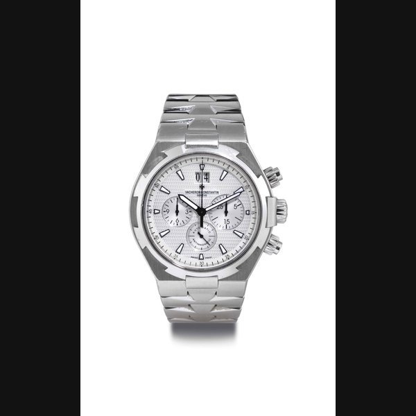Vacheron Constantin VACHERON CONSTANTIN. A STAINLESS STEEL AUTOMATIC CHRONOGRAPH WRISTWATCH WITH DATE AND BRACELET SIGNED VACHERON CONSTANTIN, GENEVE, AUTOMATIC, OVERSEAS CHRONOGRAPH MODEL, CASE NO. 785715, REF. 49150, CIRCA 2004