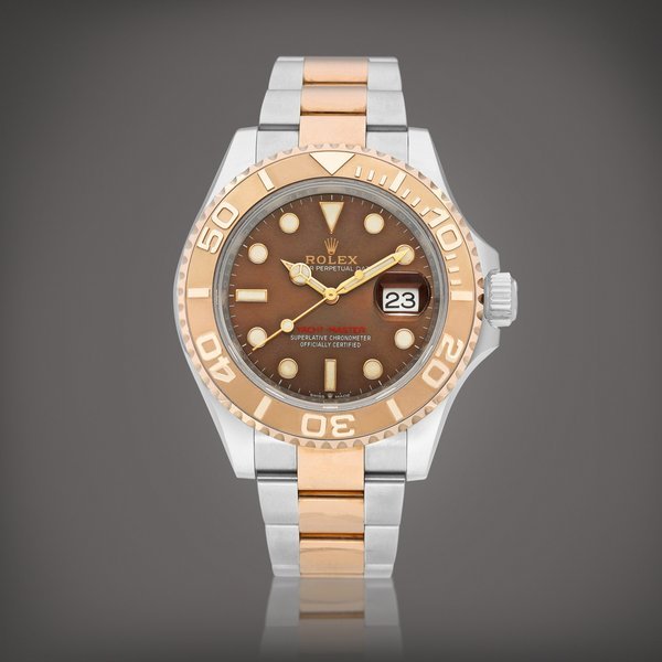 Rolex Yacht-Master, Reference 126621 | An Everose gold and stainless steel wristwatch with date and bracelet, Circa 2020 | 勞力士 | Yacht-Master 型號126621 | 永恆玫瑰金及精鋼鏈帶腕錶，備日期顯示，約2020年製 · 126621