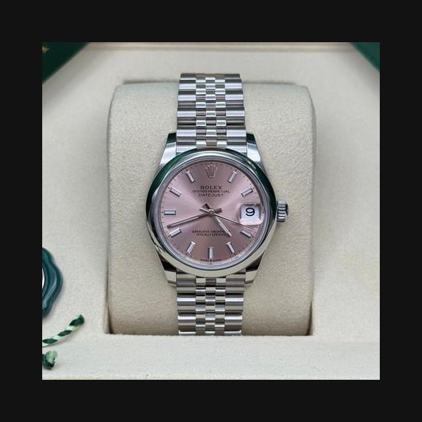 Rolex Rolex Datejust31 NEW 2026 Pink Index Dial Stainless Steel Smooth Bezel Jubilee Bracelet