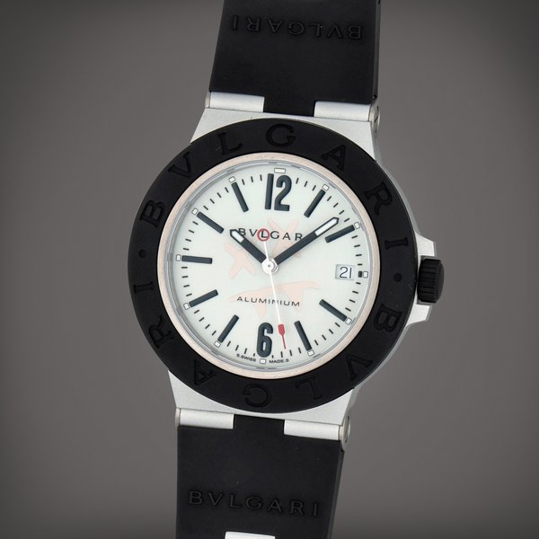 Bulgari Steve Aoki, Reference 103539 | A special edition aluminium wristwatch with date | Circa 2010