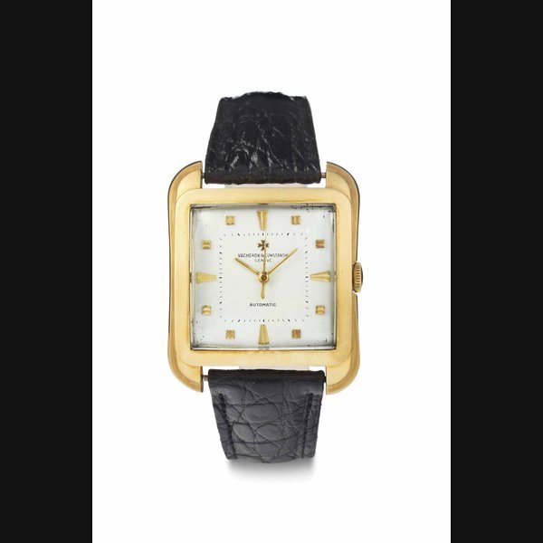Vacheron Constantin Vacheron Constantin. A Fine and Rare 18k Gold Automatic Oversized Wristwatch SIGNED VACHERON CONSTANTIN, GENÈVE, CIOCCOLATONE MODEL, REF. 4737, MOVEMENT NO. 528'444, CASE NO. 359'377, MANUFACTURED IN 1957