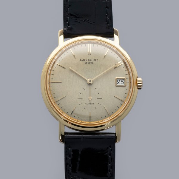 Patek Philippe Patek Philippe Calatrava 3445J 18k YG retailed by Gubelin with Extract of the Archives