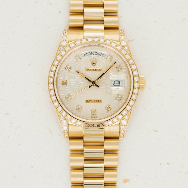 Rolex Rolex Day-Date Diamond Made For The Sultanate Of Oman 18138 · 18138