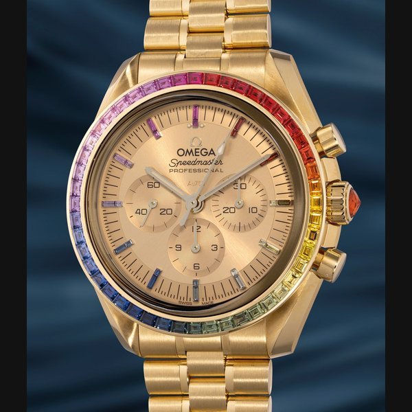 Omega Omega Ref. 310.55.42.50.99.002 Speedmaster Professional Moonwatch Rainbow · 310.55.42.50.99.002