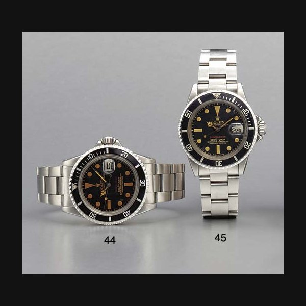 Rolex. A stainless steel self-winding water-resistant wristwatch with sweep center seconds, date and bracelet SIGNED ROLEX, OYSTER PERPETUAL DATE, SUBMARINER, 660FT=200M, REF. 1680, CIRCA 1970