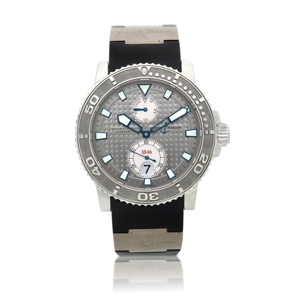 Ulysse Nardin Reference 263-33 Marine Chronometer, A stainless steel automatic wristwatch with date and power reserve indication, Circa 2006