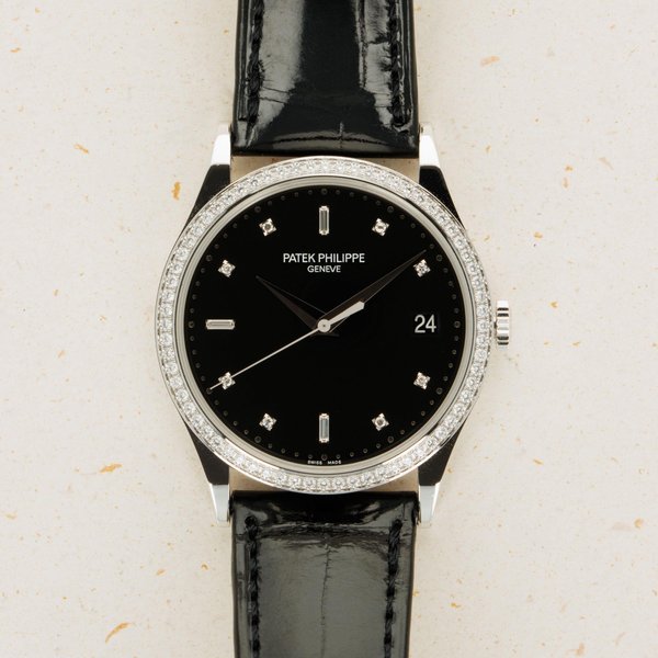 Patek Philippe Patek Philippe Calatrava 5297G-001 Diamond Dial and Bezel 18k WG