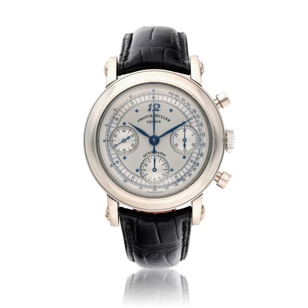 Franck Muller Reference 7000 CC, A limited edition white gold chronograph wristwatch, Circa 2001