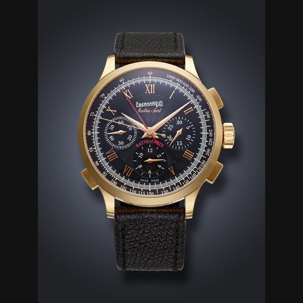 EBERHARD& CO, LIMITED EDITION PINK GOLD SPLIT-SECONDS CHRONOGRAPH 'EXTRA-FORT CHRONO RATTRAPANTE', NO. 20/121, REF. 30063