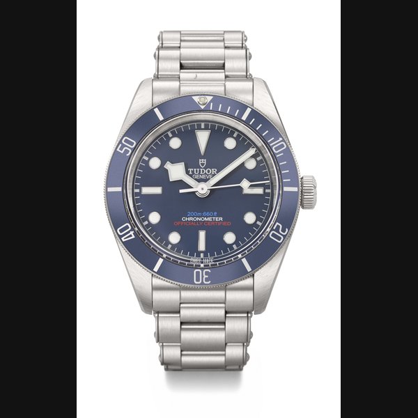 TUDOR. A VERY RARE STAINLESS STEEL AUTOMATIC WRISTWATCH WITH SWEEP CENTRE SECONDS AND BRACELET, MADE FOR THE 'COMMANDEMENT DES OPERATIONS SPECIALES' SIGNED TUDOR, BLACK BAY 'COS' MODEL, REF. 79030B, CIRCA 2022