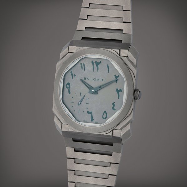 Bulgari Octo Finissimo 'Middle East Edition', Reference 103023 | A titanium wristwatch with bracelet | Circa 2022 · 103023