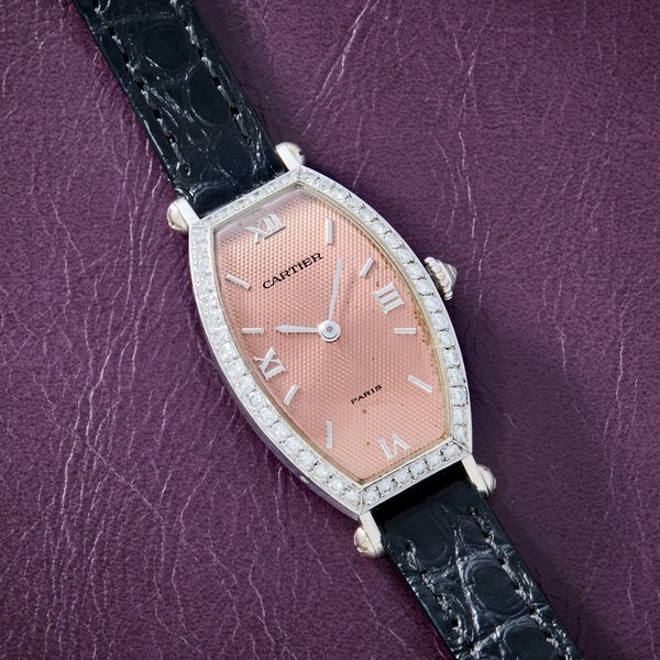Cartier Cartier Tonneau 'Paris' Diamonds