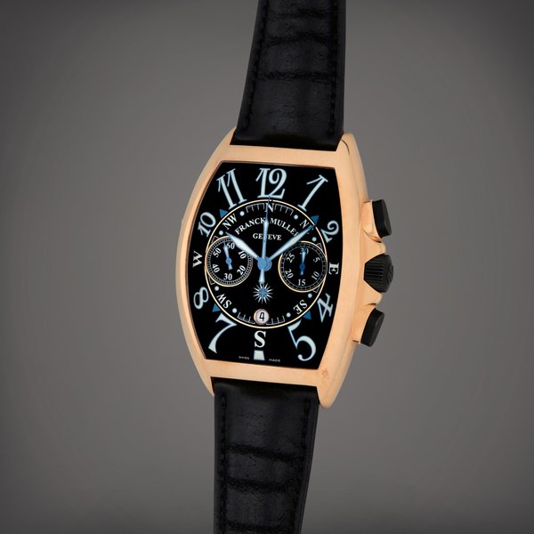 Franck Muller Mariner, Reference 9080 CC AT | A pink gold chronograph wristwatch with date | Circa 2009
