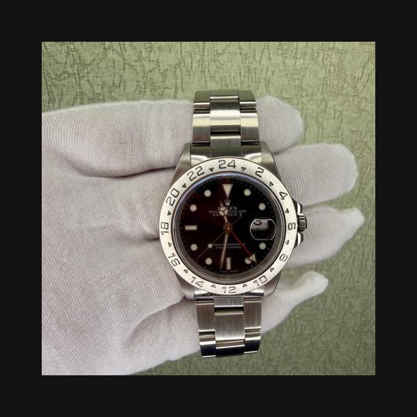 Rolex Rolex Explorer II16570 Black Dial Mens Watch