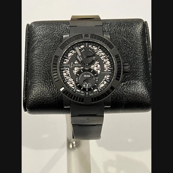 Ulysse Nardin Marine Diver Black Sea LE, 1 of 500, Ceramic Baguettes Ref. 263-92B2-3C/922