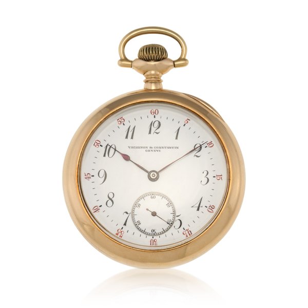 Vacheron Constantin Retailed by Mc Allaster & Humburch Bros, Rochester, New York:  A yellow gold open-face watch   Circa 1920