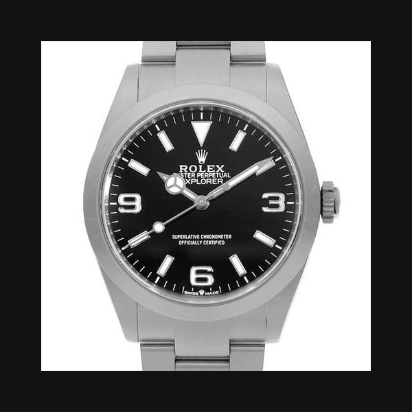 rolex Rolex Explorer40 224270 black Random Number USED mens