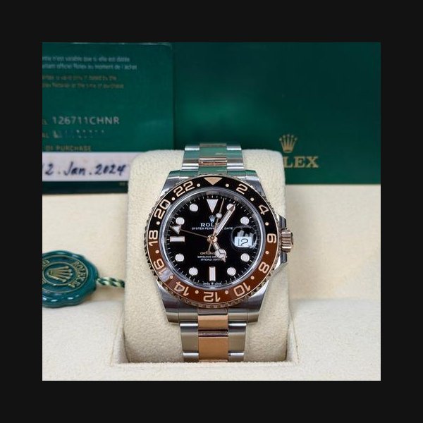 Rolex Rolex GMT-Master II2024 Complete Set Ref. 127611CHNR GMT Master II “Rootbeer”