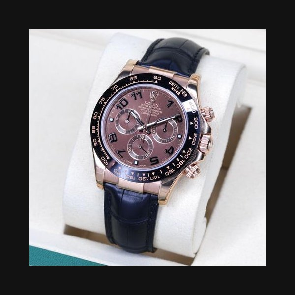 Rolex Rolex Daytona116515LN “CHOCO ARABIC” Brown Arabic Dial Rose Gold Leather Strap 40mm 2013